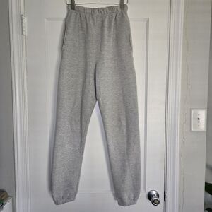 Champion Reverse Weave Sweatpants Womens XS Gray Fleece Joggers